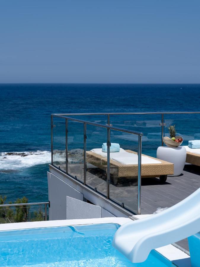 Icarus Luxury Beachfront Villa Gialiskari  Extérieur photo
