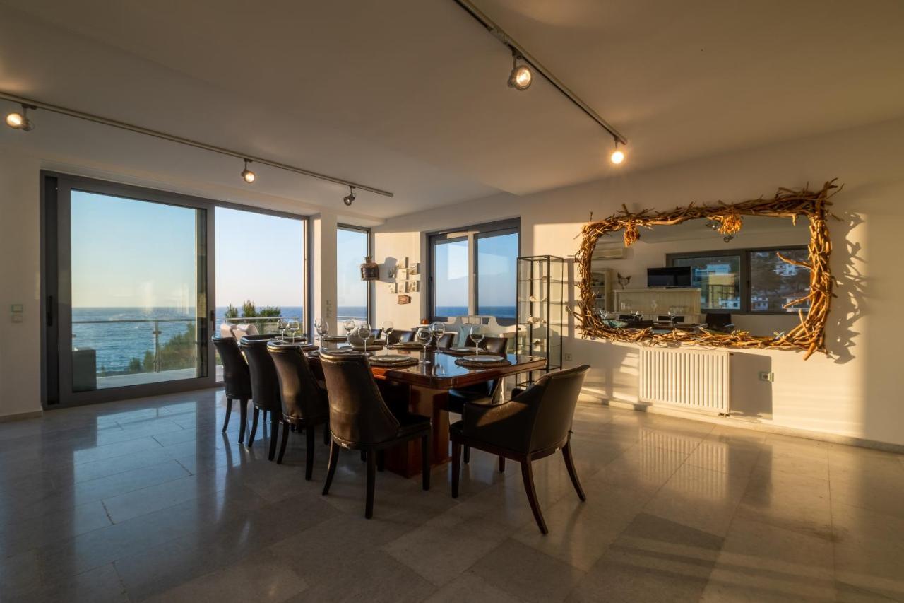 Icarus Luxury Beachfront Villa Gialiskari  Extérieur photo